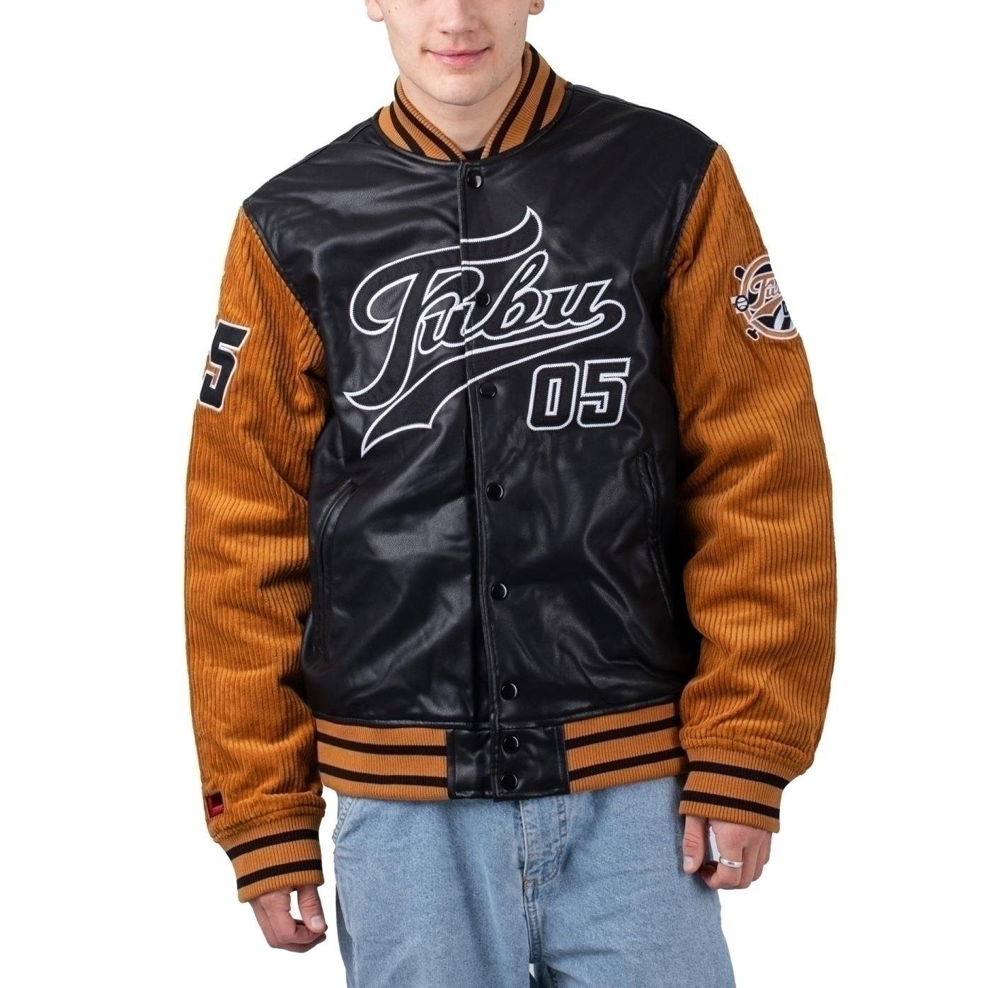 Fubu Collegejacke FUBU Varsity Block Corduroy Jacket