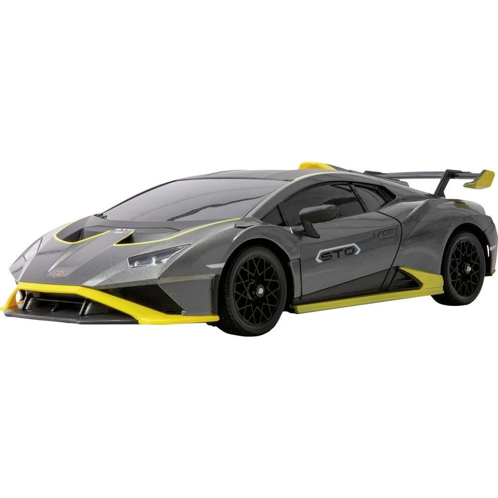 Amewi RC-Auto Lamborghini Huracan STO Drift Car Anthrazit Brushed 1:18 RC Modellauto, inkl. Akku und Ladekabel, inkl. Batterien, Spar-Set