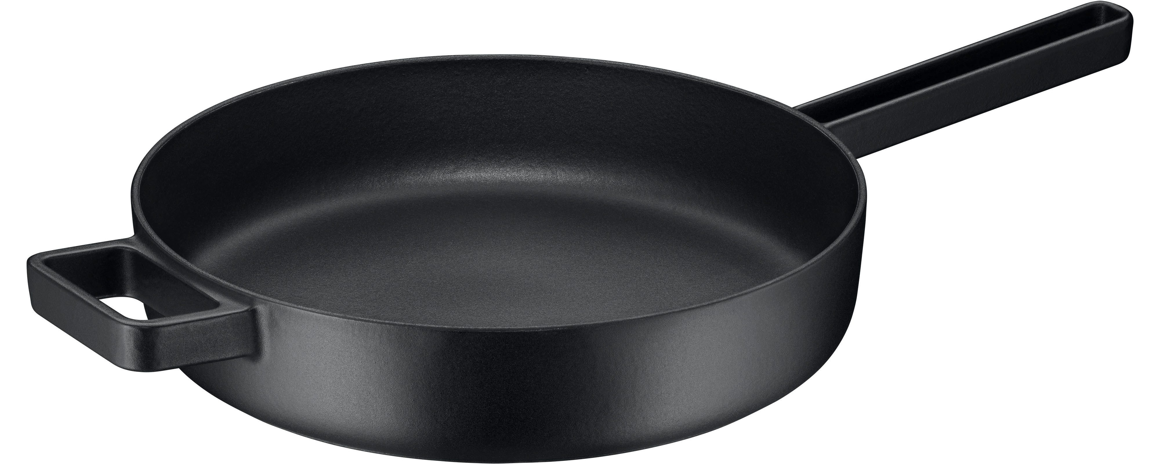 WMF Sauteuse Flavour, Schmorpfanne 28 cm Induktion, Servierpfanne Gusseisen, Gusseisen, Gusseisen-Kochgeschirr, Emaille, moderne Eleganz, …