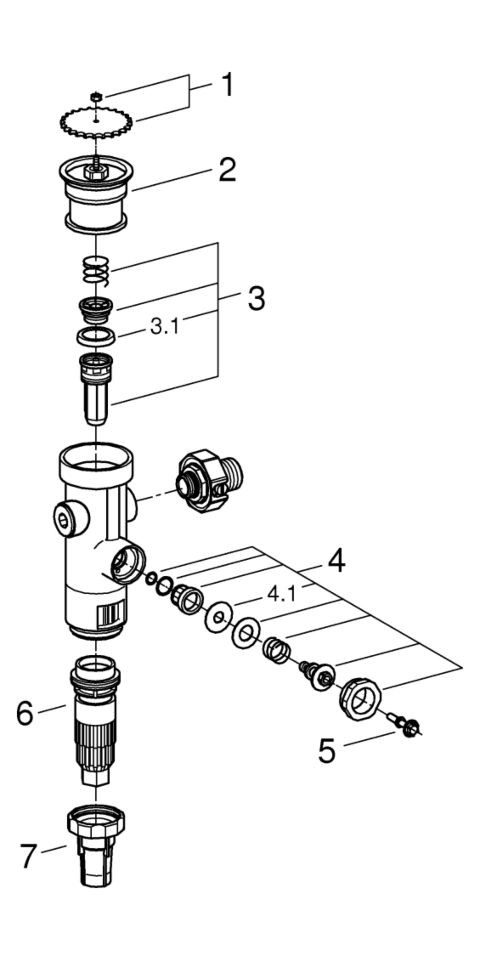 Grohe WC-Druckspüler