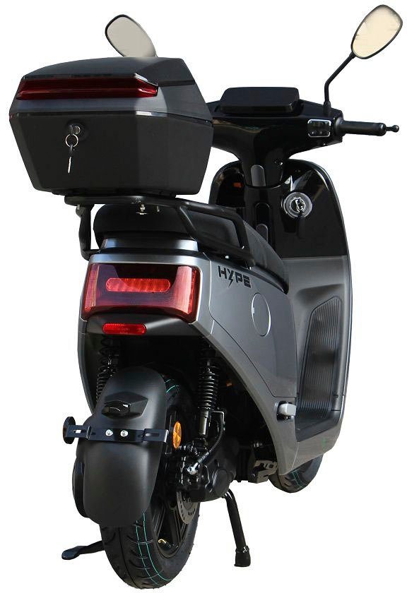 GreenStreet E-Motorroller km/h Topcase 3000 85 km/h, W 85 inkl. Topcase, HYPE Inkl