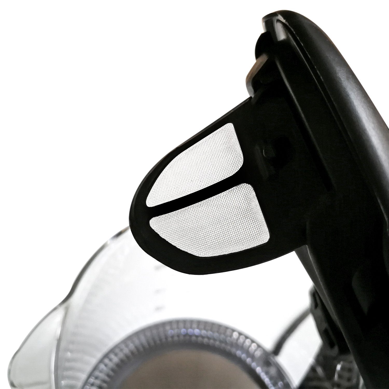 Liter, LED-Beleuchtung, mit schwarz, geräuschlos Glas - Wasserkocher 1,7 Wasserkocher SLABO 1,7 Kettle 2200 Watt, l silber,