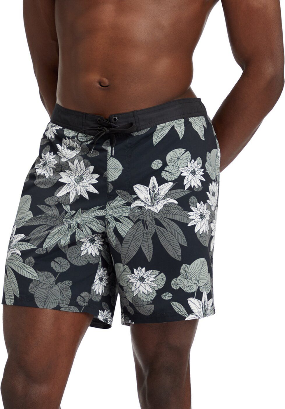 FIREFLY Badeshorts He.-Badeshorts Neko M BLACK