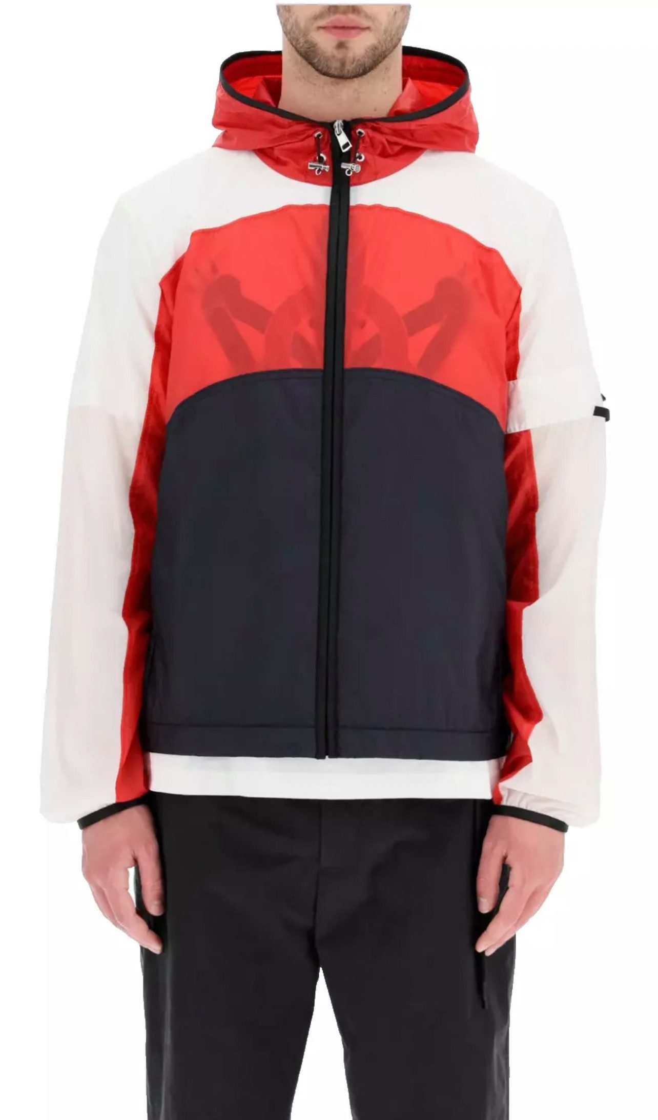 MONCLER Allwetterjacke GENIUS Craig Green Wind Parka Aus leichtem Nylon-Ripstop, wasser- und windabweisend