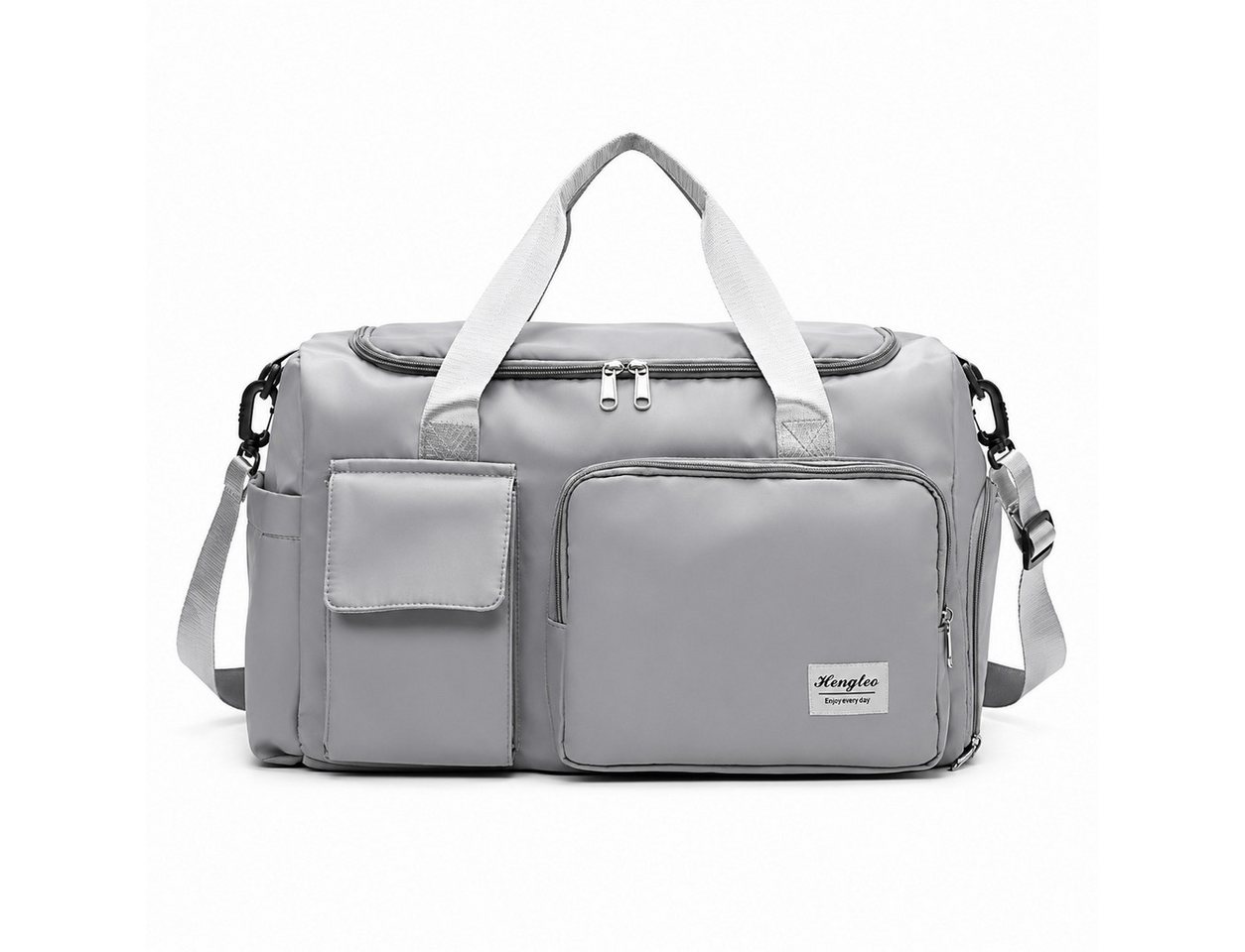 ibettertec Reisetasche XL Große Saunatasche Sporttasche Fitnesstasche Damen Herren (XL Reisetasche Fitness Tasche Handtasche, Mit Maßen 50 × 28 × 28 cm), mit Schuhfach Nassfach viele Fächer wasserabweisend Schultergurt