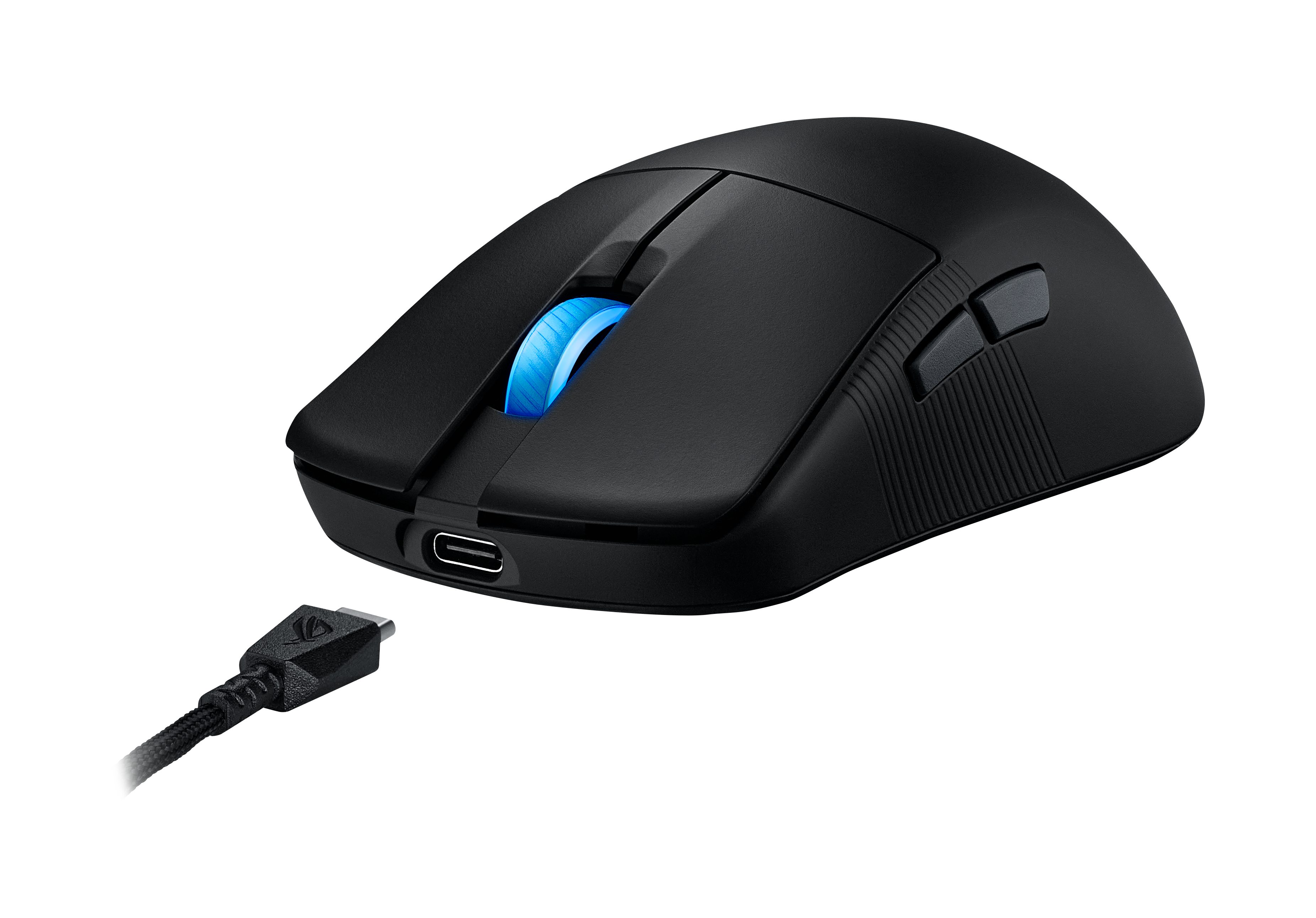 Asus ROG Harpe Ace Mini Gaming-Maus (USB, RF kabellos + Bluetooth)