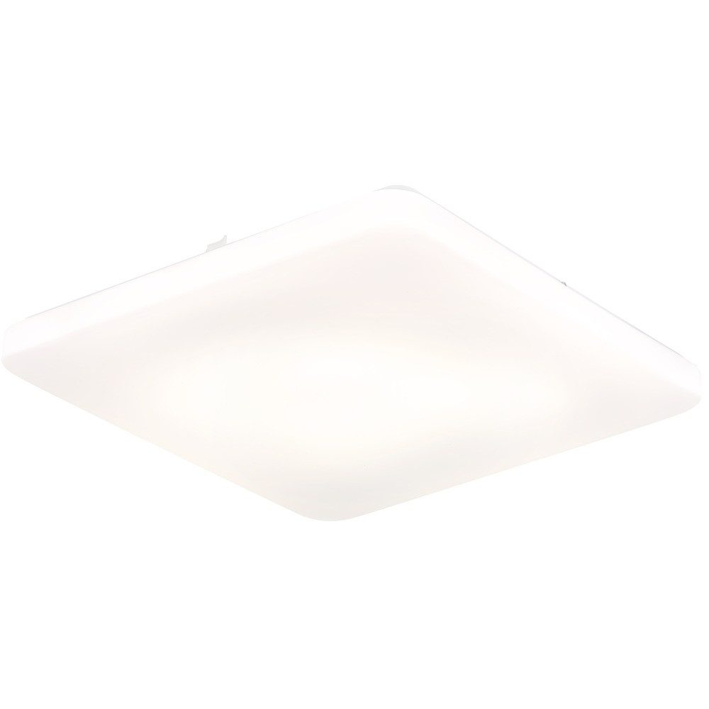 GLOBO LIGHTING LED Deckenleuchte, LED-Leuchtmittel fest verbaut, Farbwechsel, Neutralweiß, Kaltweiß, Warmweiß, Tageslichtweiß, LED Deckenleuchte Flurleuchte Weiß Matt CCT-Schaltung Metall L 41 cm