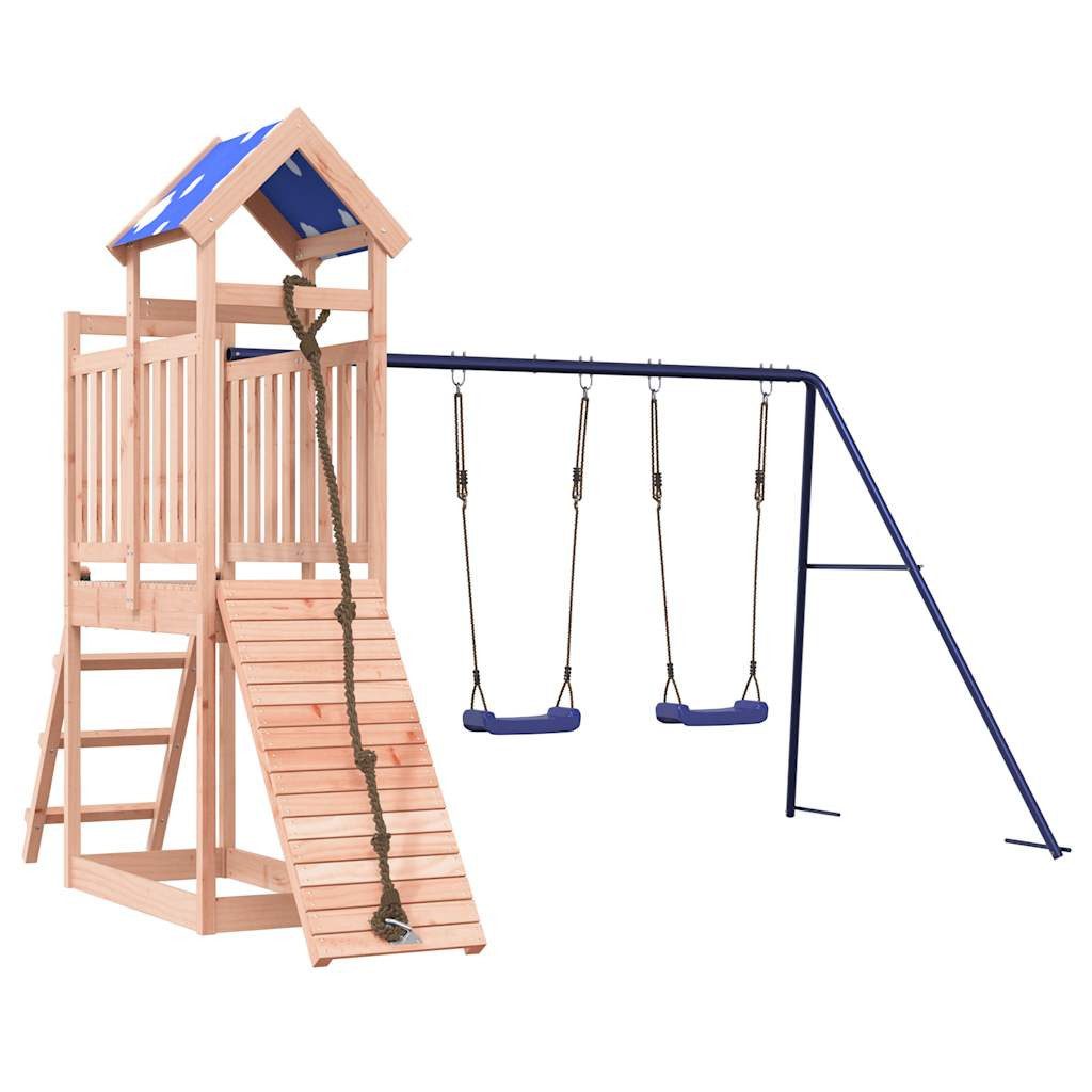 vidaXL Spielturm Spielturm Massivholz Douglasie