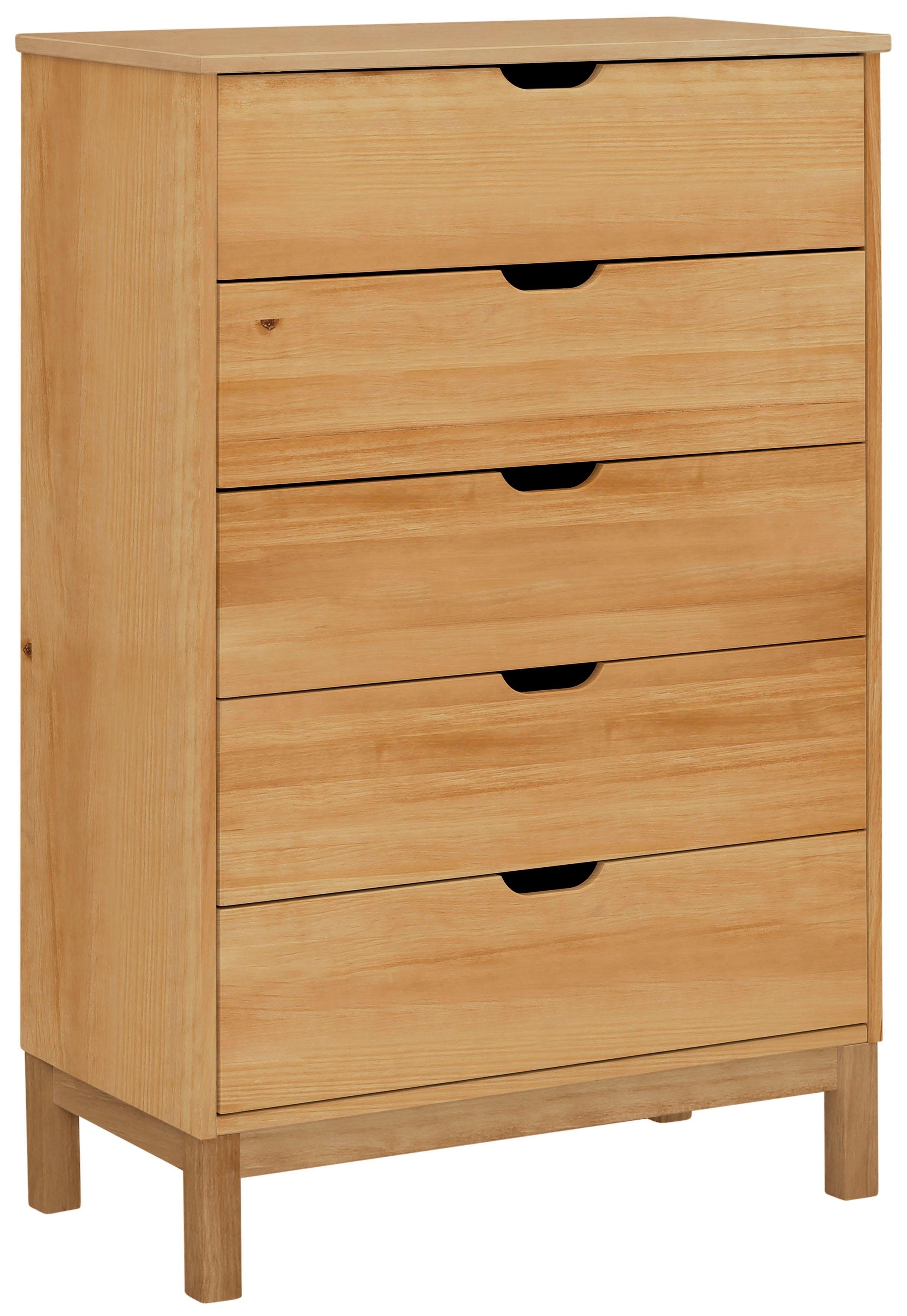 Home affaire Kommode Post, massives Kiefernholz, mit vielen Stauraummöglichkeiten, Breite 76 cm. Reduzierter Preis € 259,99. Unverbindliche Preisempfehlung € 489,99