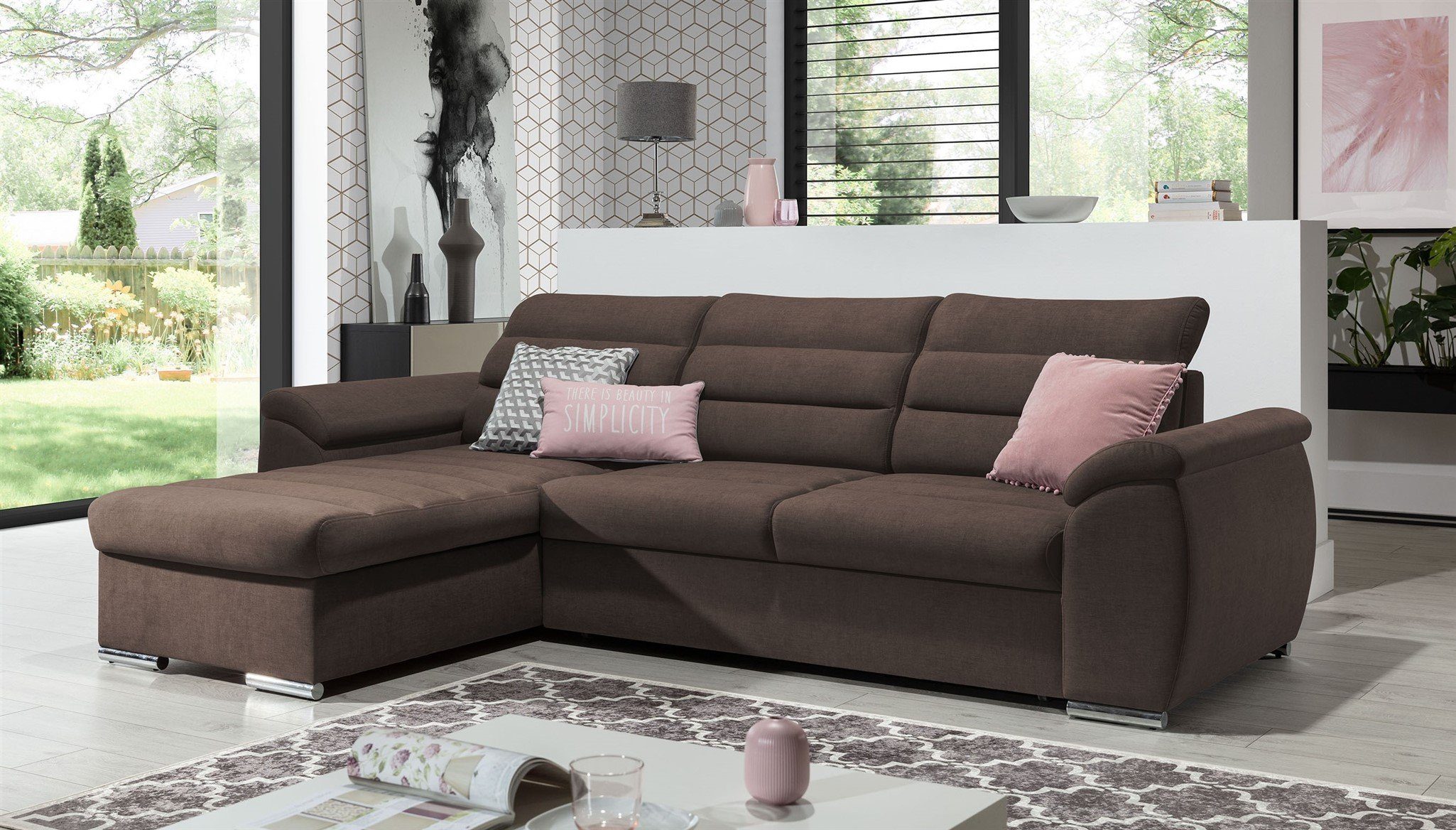 Fun Möbel Ecksofa Schlafsofa PASCARA XS günstig online kaufen