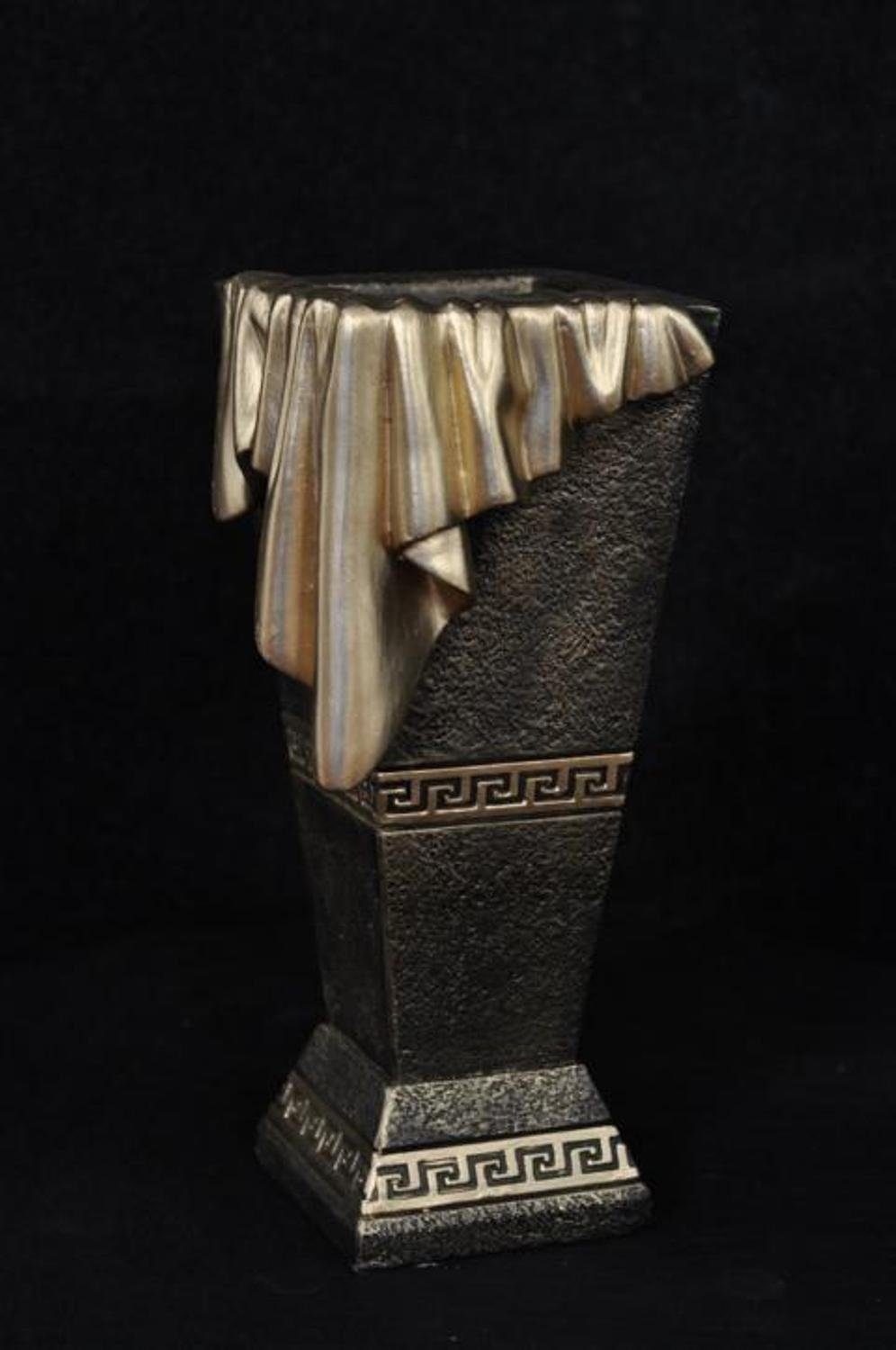 JVmoebel Dekovase Vase Medusa Antik Stil handgefertigt aus Stuckgips für Innenräume, Made in Europa