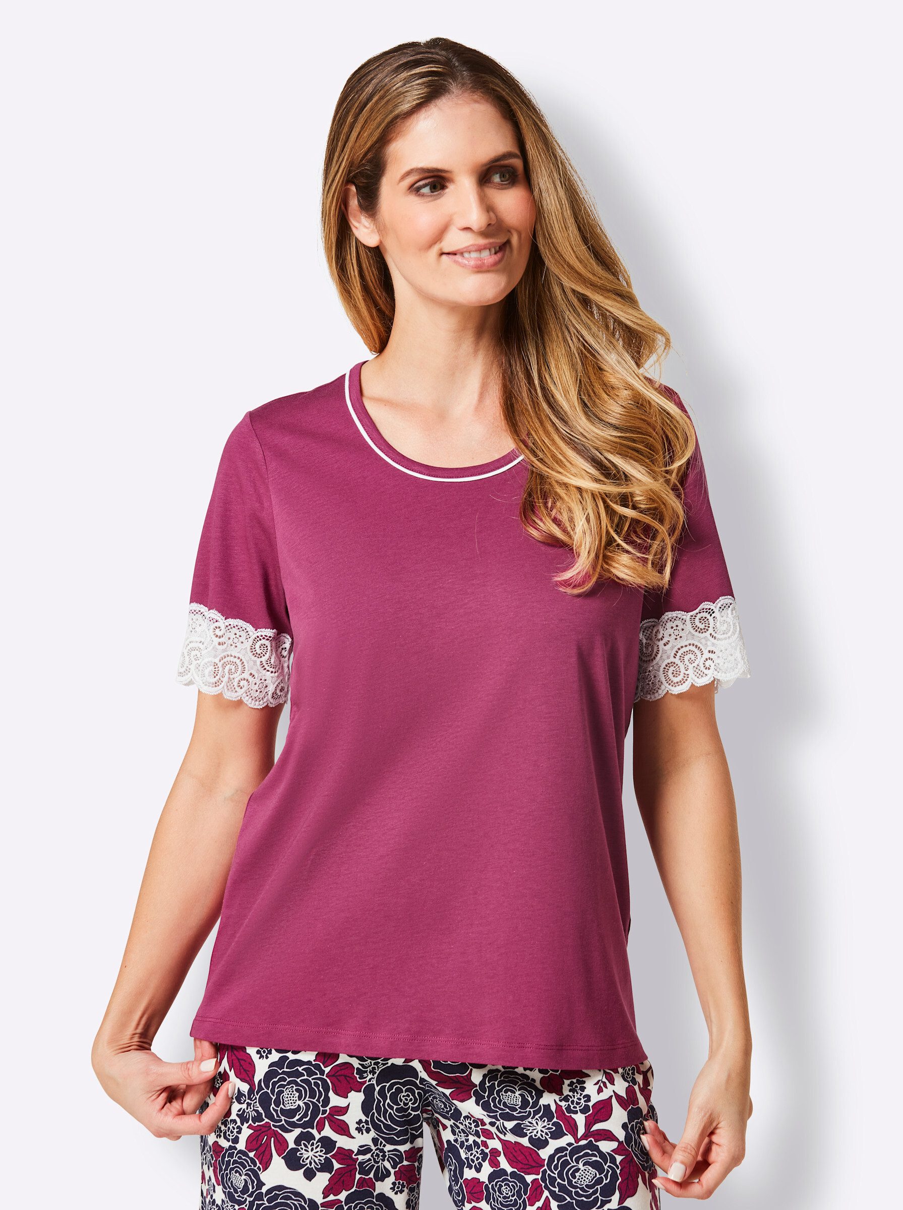 Witt Schlafanzug Schlafanzug-Shirt Kurzarm