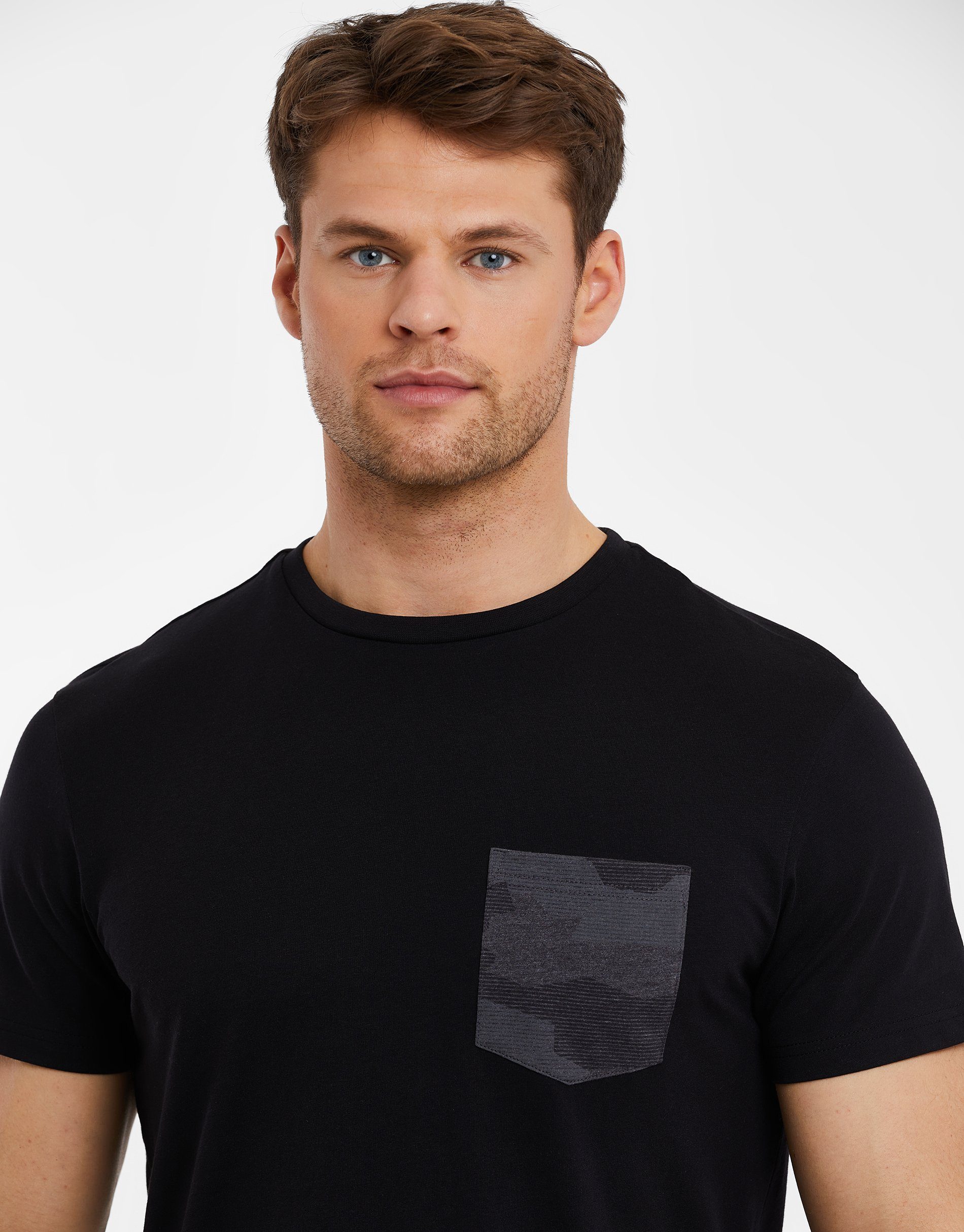 Schwarz T-Shirt THBEmilio Threadbare