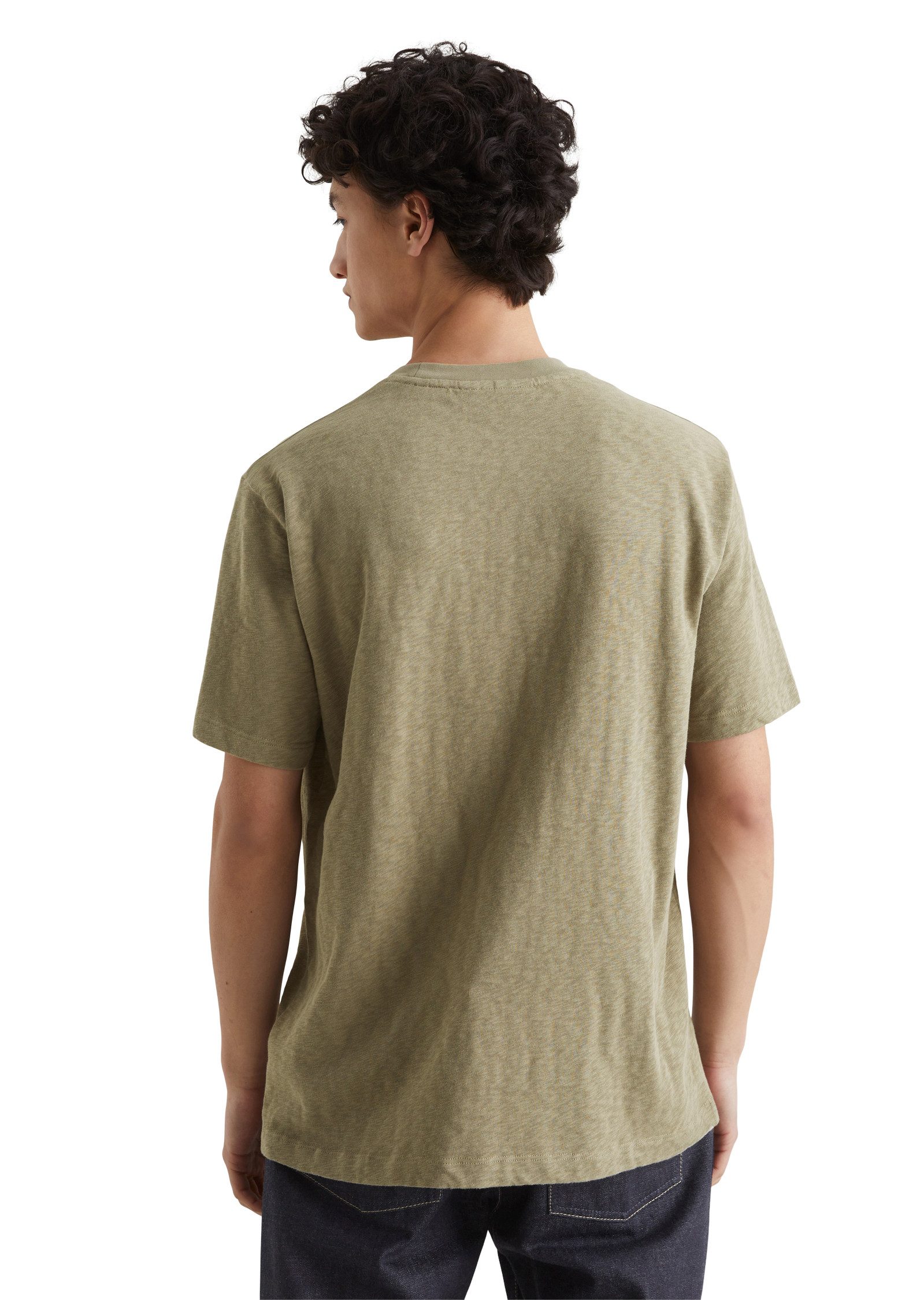 Marc O'Polo DENIM T-Shirt mit leicht unregelmäßiger Oberfläche günstig online kaufen