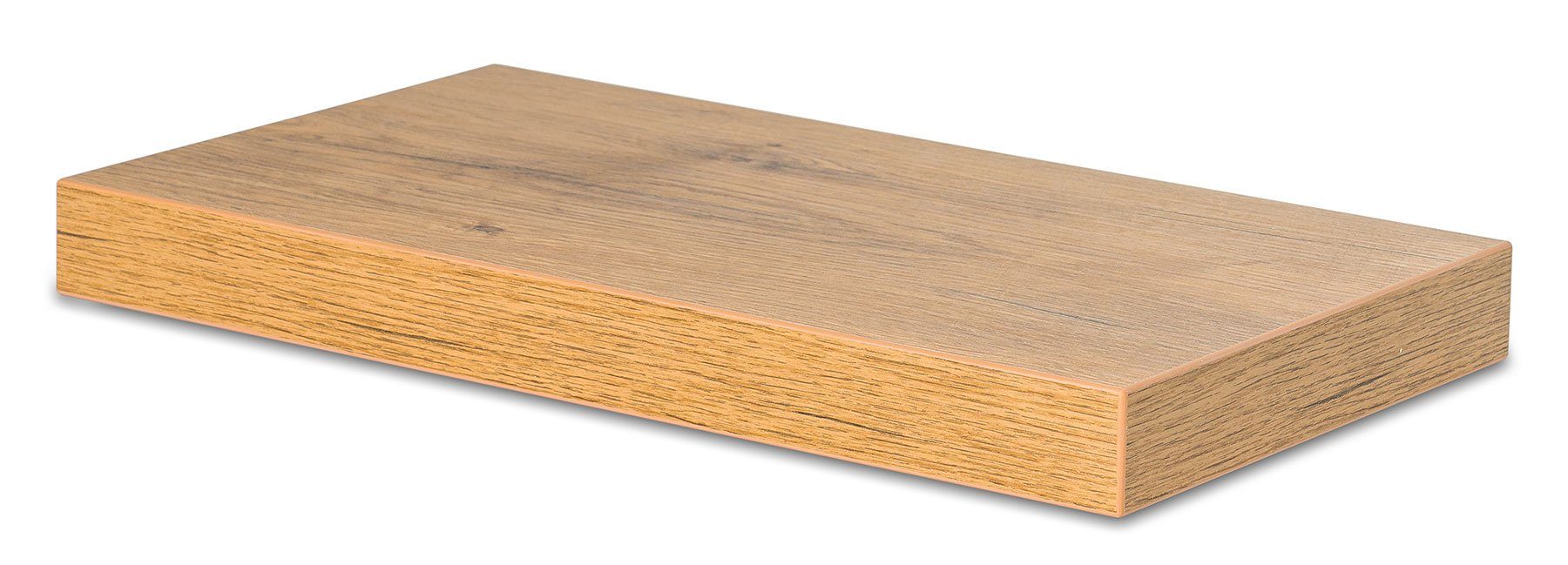 Levandeo® Wandregal, levandeo Wandboard Bobby 40cm Wildeiche Eiche Wandrega günstig online kaufen