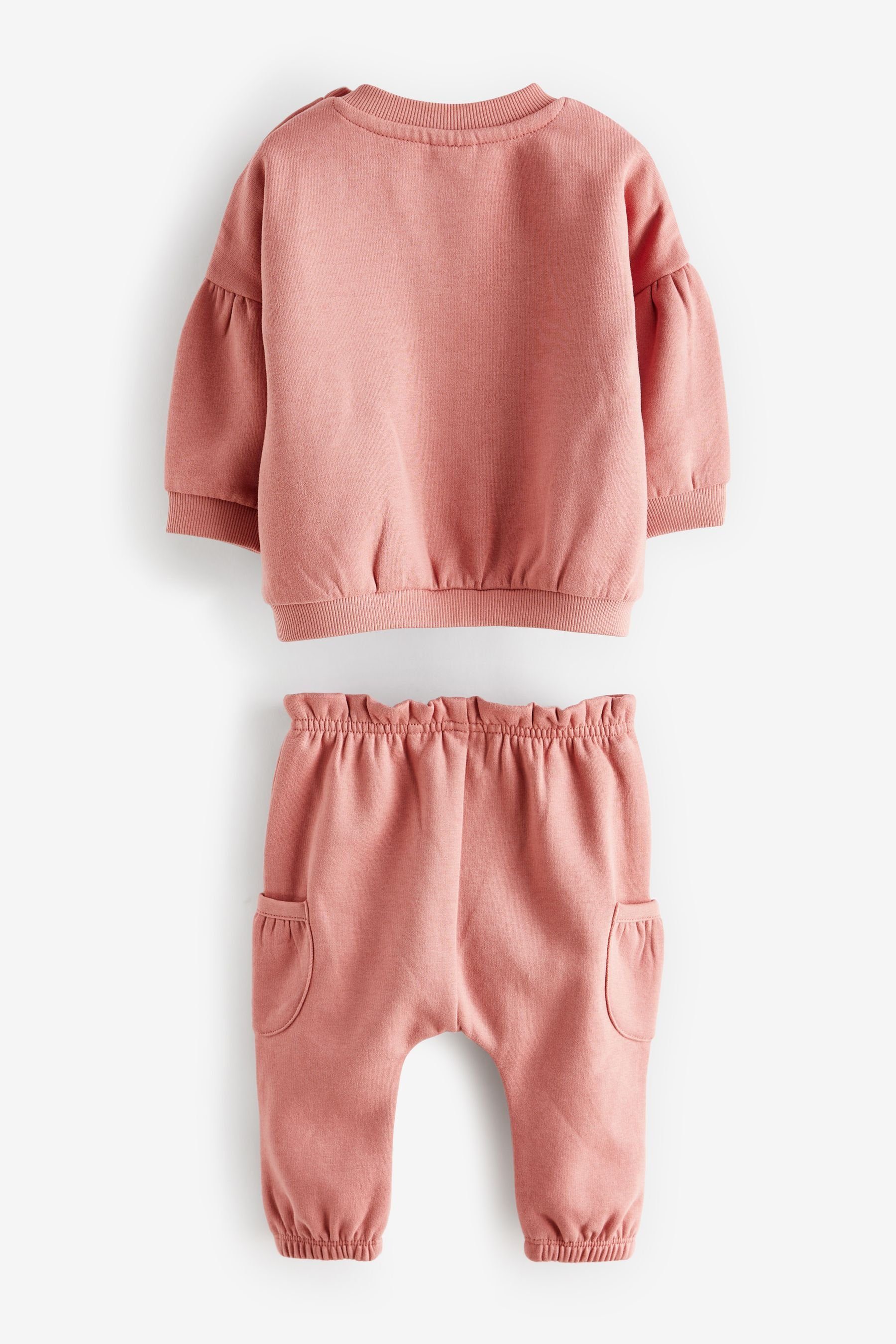 Sweatshirt Baby-Set mit Jogginghose, Next 6-teilig (6-tlg) Sweatanzug und