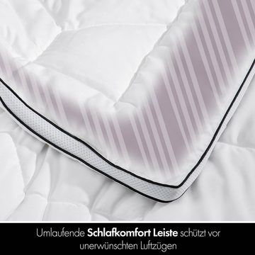 Microfaserbettdecke, Chill Winterdecke 200x200cm, chill SLEEPLONGER, Füllung: 100% Polyester, Bezug: Microfaser, Extrawarme Decke - Vegan & Atmungsaktiv