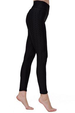 cofi1453 Leggings Damen Gym Fitness Leggings Push-Up Leggings Jogging Sport