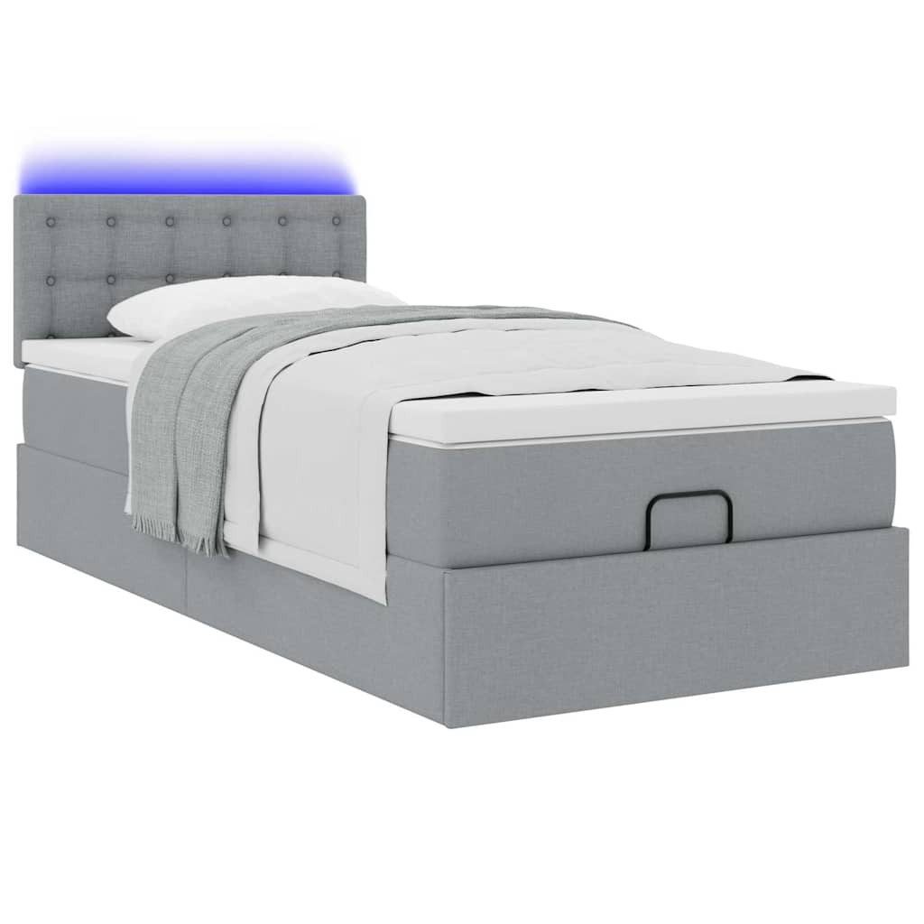 vidaXL Bett Ottomane Bett mit Matratze günstig online kaufen