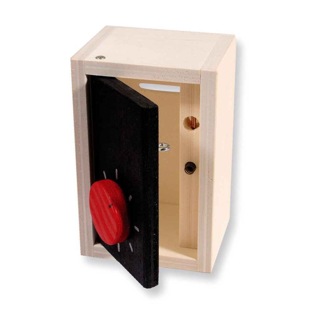 matches21 HOME & HOBBY Tresor Holz Bausatz Kinder ab 12 Jahren Holzbaukasten