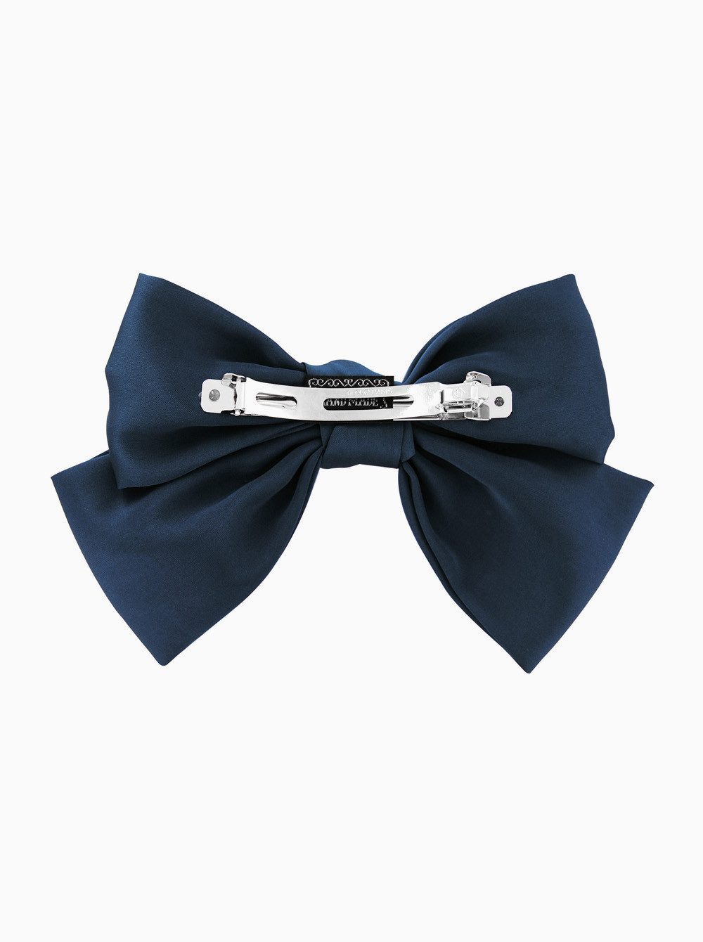 axy Haarspange Schleife-Haarspange mit XL großer Schleife aus Satin, femininer Style Damen Vintage Haarspange Haarklammer