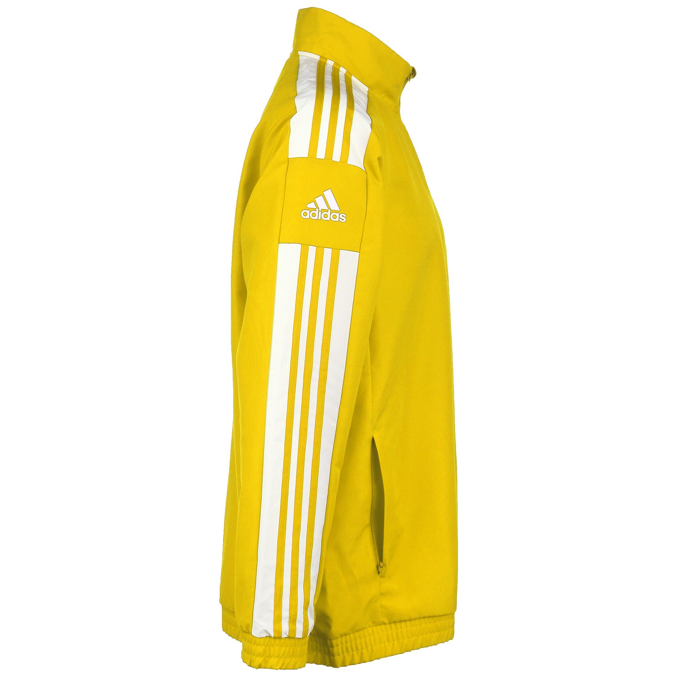 adidas Performance Trainingsjacke 21 weiß gelb Squadra Herren / Präsentationsjacke