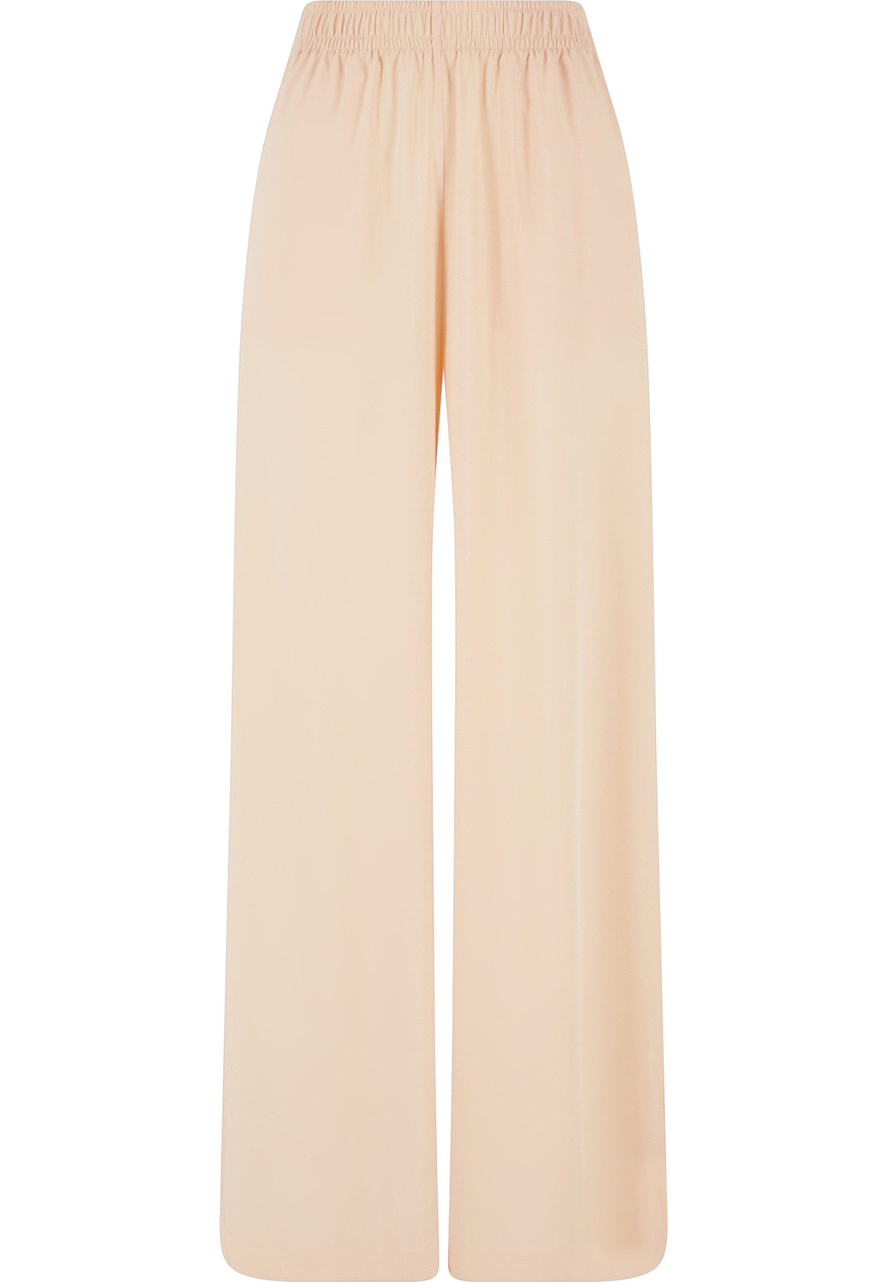 URBAN CLASSICS Stoffhose Urban Classics Damen Ladies Wide Leg Viscose Pants (1-tlg)