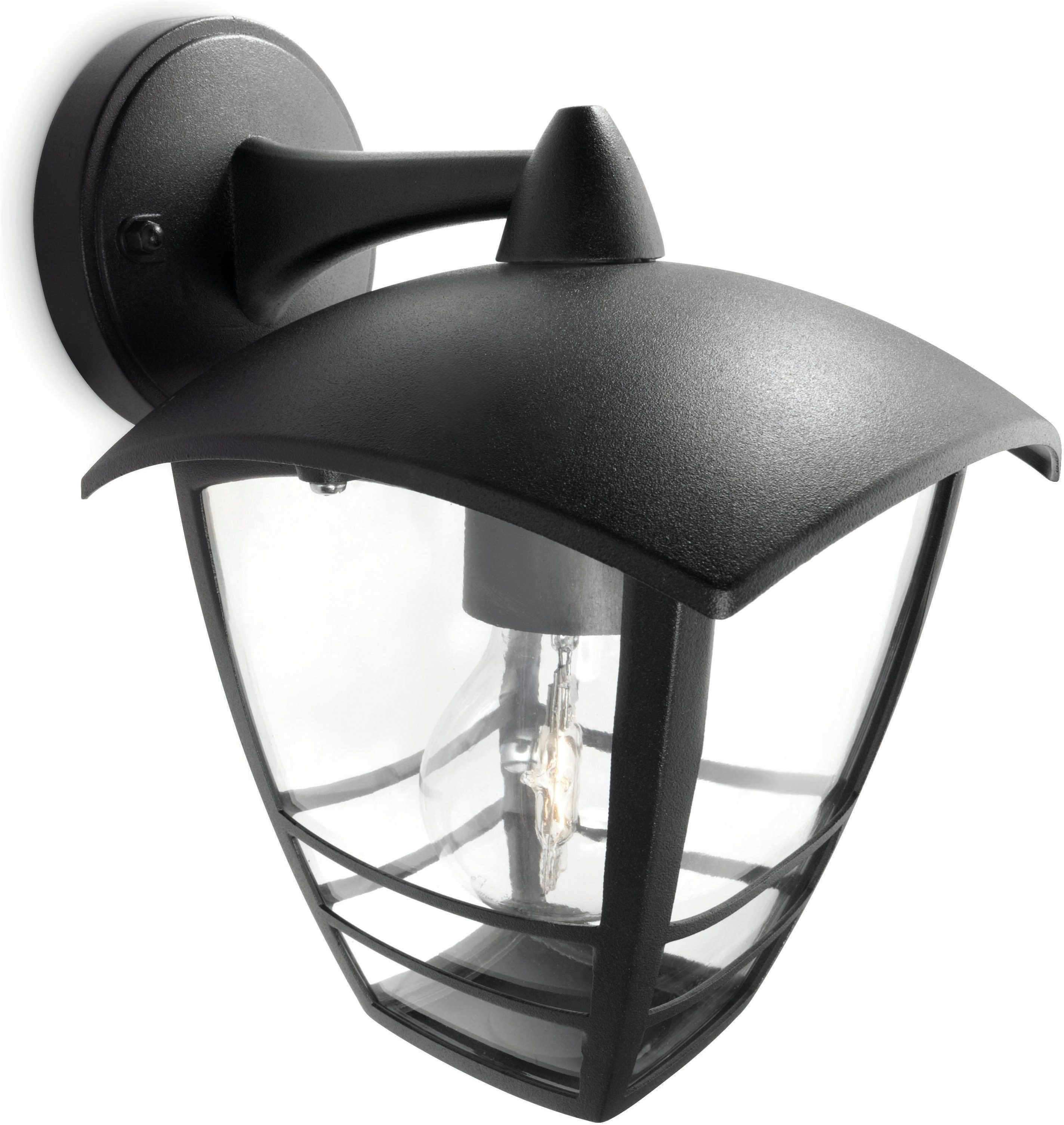 Philips Außen-Wandleuchte myGarden Creek, 1x53W, hängend, schwarz, ohne Leuchtmittel