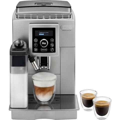 De'Longhi Kaffeevollautomat ECAM 23.466.S, mit LatteCrema Milchsystem, Silber
