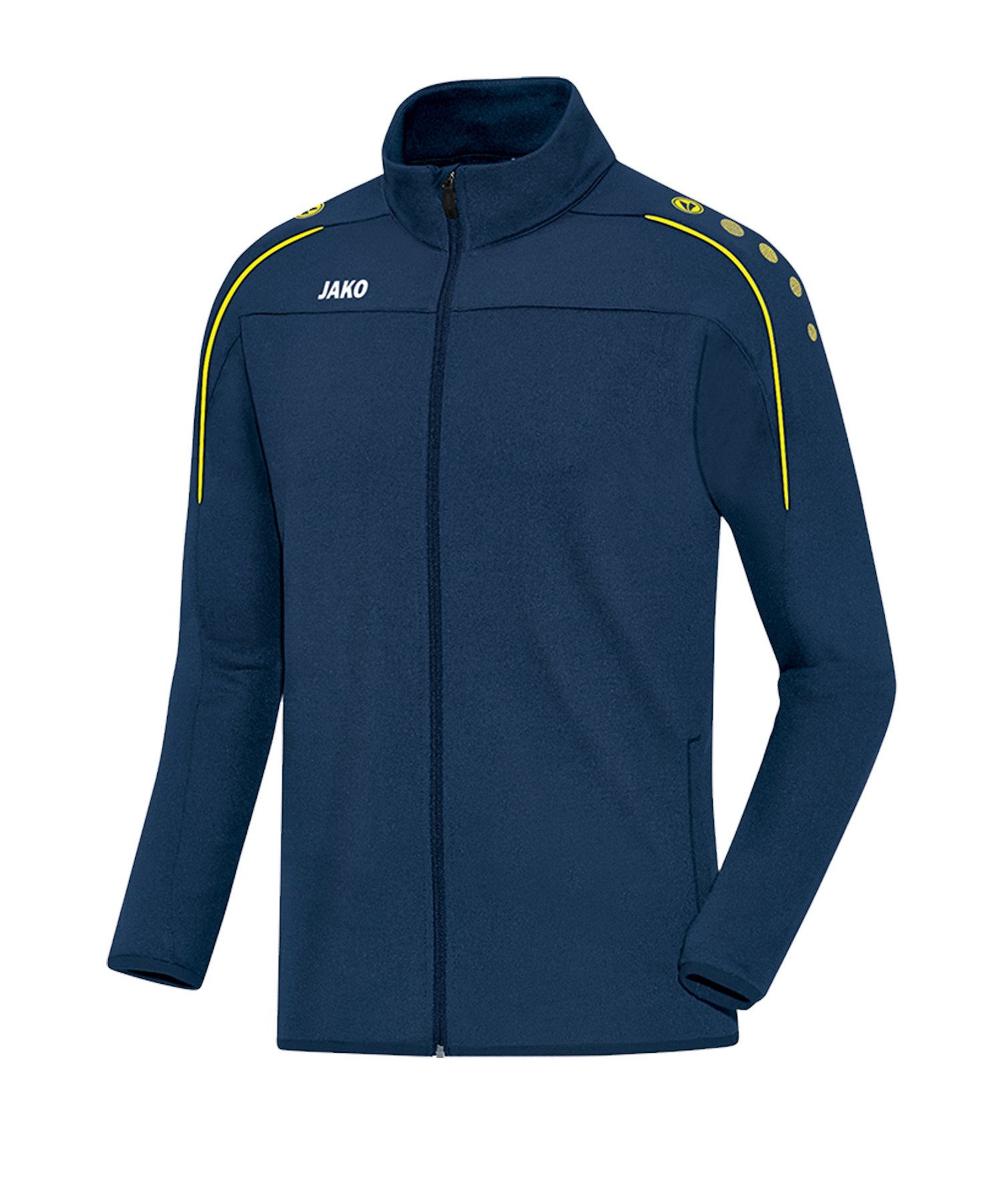 Freizeitjacke Jako Classico Trainingsjacke Damen BlauGelb