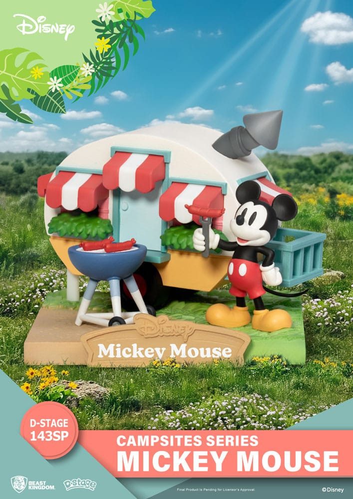 Beast Kingdom Toys Merchandise-Figur Disney D-Stage Campsite Series Mickey Mouse Special Edition 10 cm