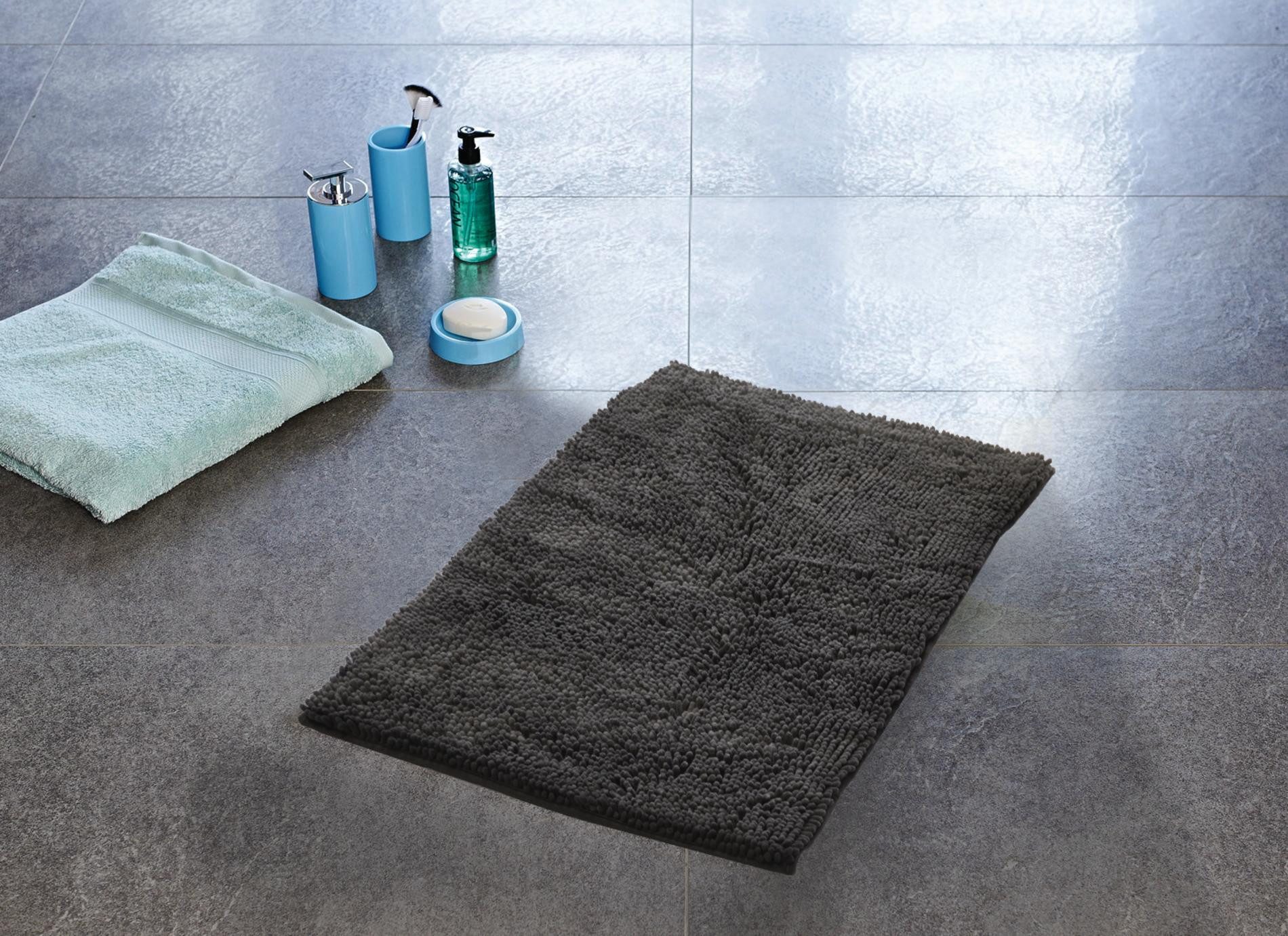 Ridder Badematte Soft dunkelgrau, Höhe 2 günstig online kaufen
