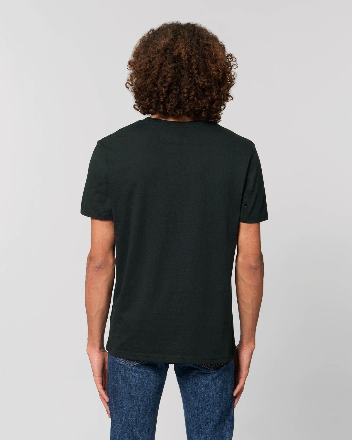 Black T-Shirt Unisex Hochwertiges T-Shirt Bio-Baumwolle aus 100% Hilltop