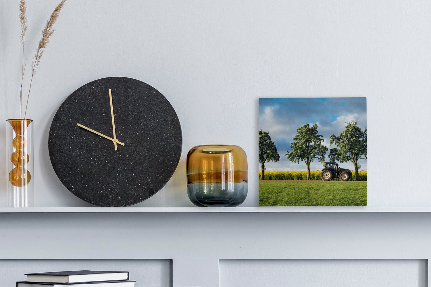 OneMillionCanvasses® Leinwandbild Traktor - Baum - günstig online kaufen