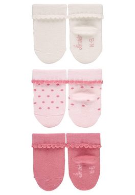 Sterntaler® Basicsocken GOTS Baby-Socken Punkte, 3er-Pack