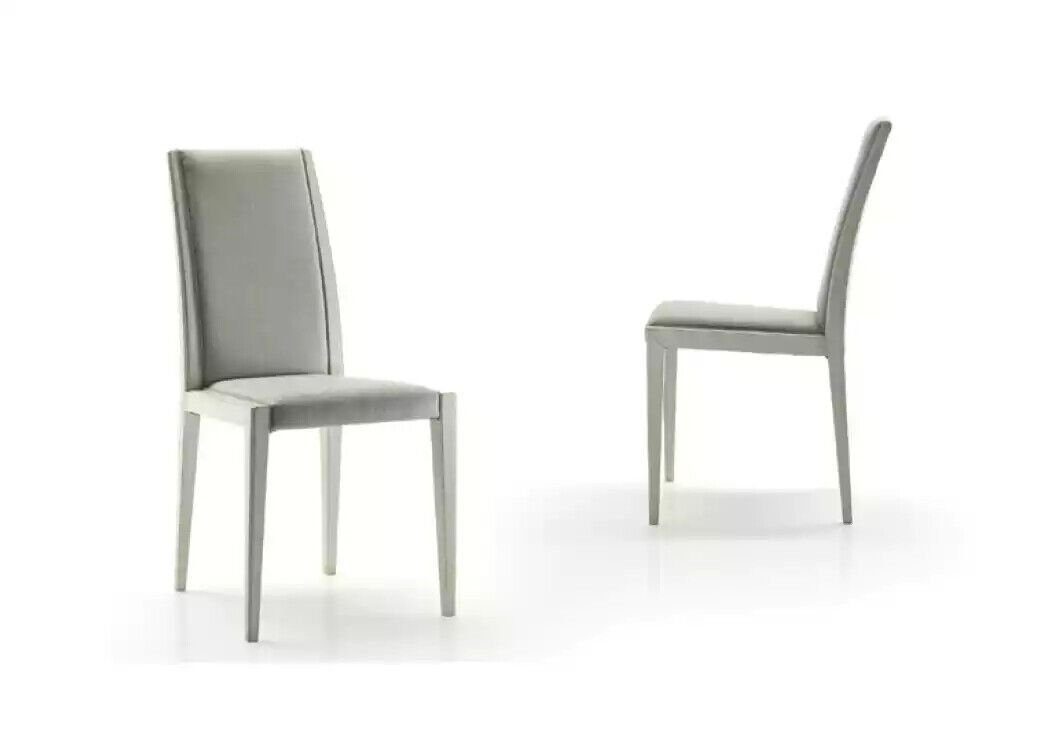 JVmoebel Stuhl Esszimmerstühle Küchenstuhl Wohnzimmerstuhl aus Holz Polsterstuhl, Made in Italya
