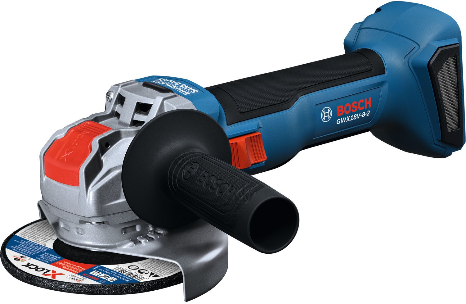 Bosch Professional Akku-Winkelschleifer GWX 18V-8 Professional solo, ohne Akku und Ladegerät