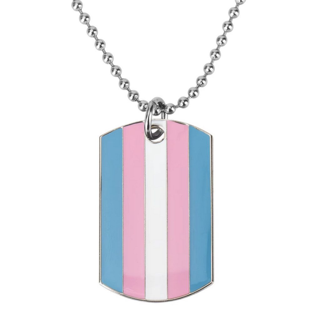 Ware aus aller Welt Kette mit Anhänger LGBTQ Halskette Regenbogen Lesbian Gay Bisexual Transgender CSD Pride (1-tlg)