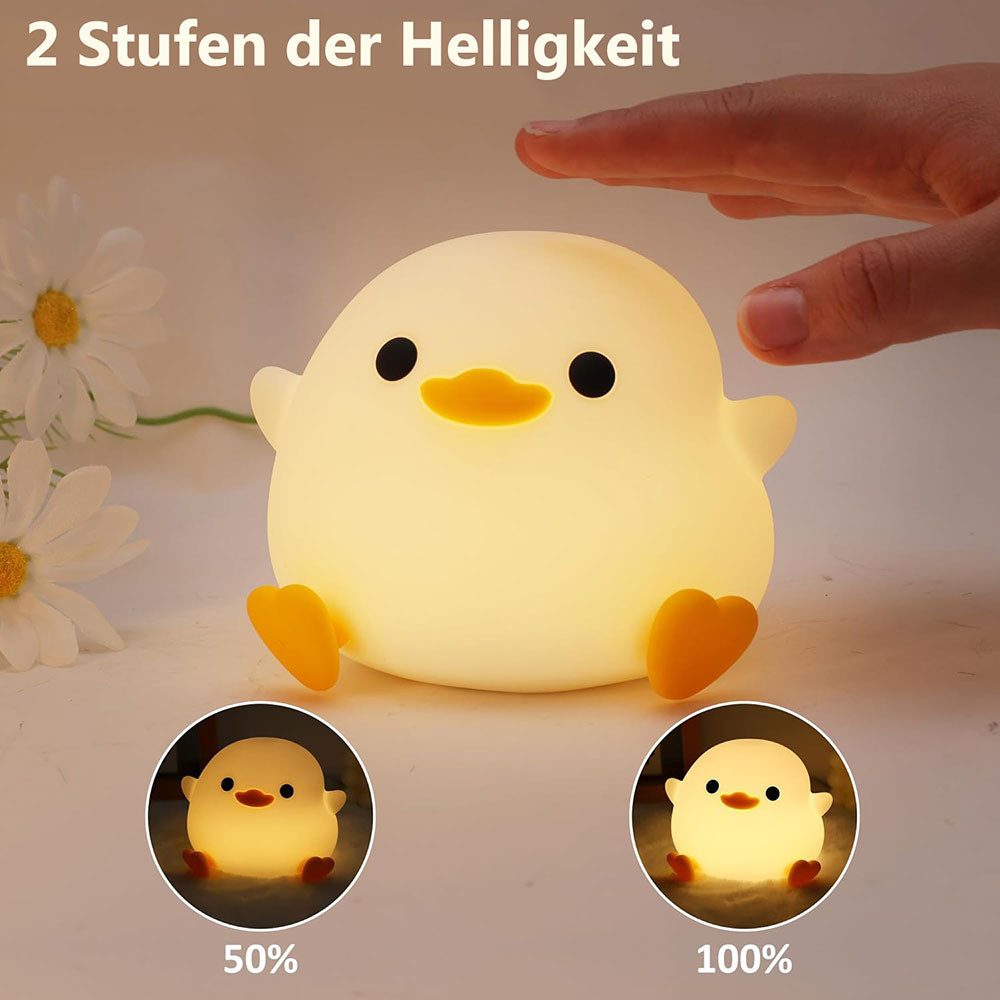 Sunicol LED Nachtlicht DoDo Ente Nacht Licht, Touch LED-Lampe mit Timer, Di günstig online kaufen