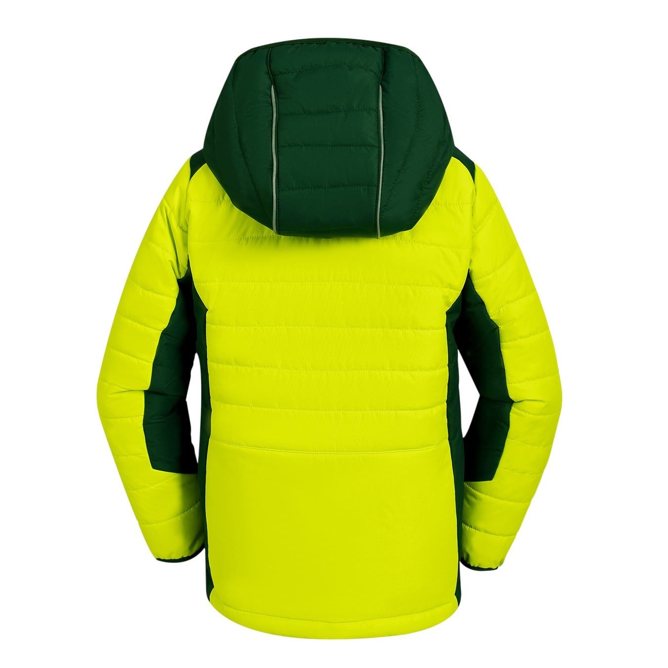 Kamik Allwetterjacke Steppjacke Nell (Ganzjahresjacke, winddicht, reflektierend) gelb/grün
