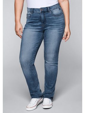 Sheego Gerade Jeans Große Größen mit Bodyforming-Effekt