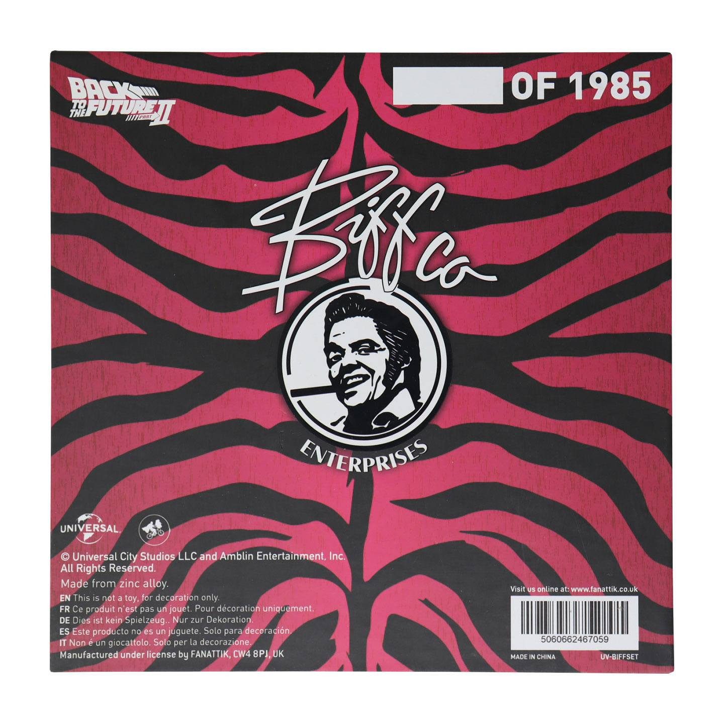 Fanattik Dekofigur Zurück in die Zukunft Repliken Premium Box (1 St), Weltweit auf 1985 Stück limitiert.