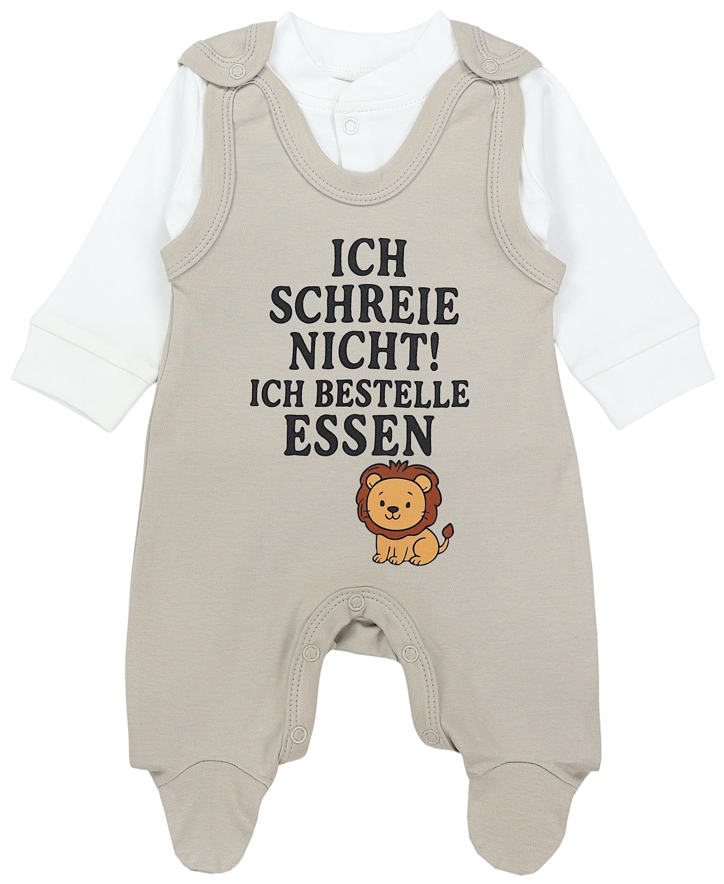 TupTam Strampler TupTam Unisex Baby Strampler Set Spruch Mamas & Papas Schatz