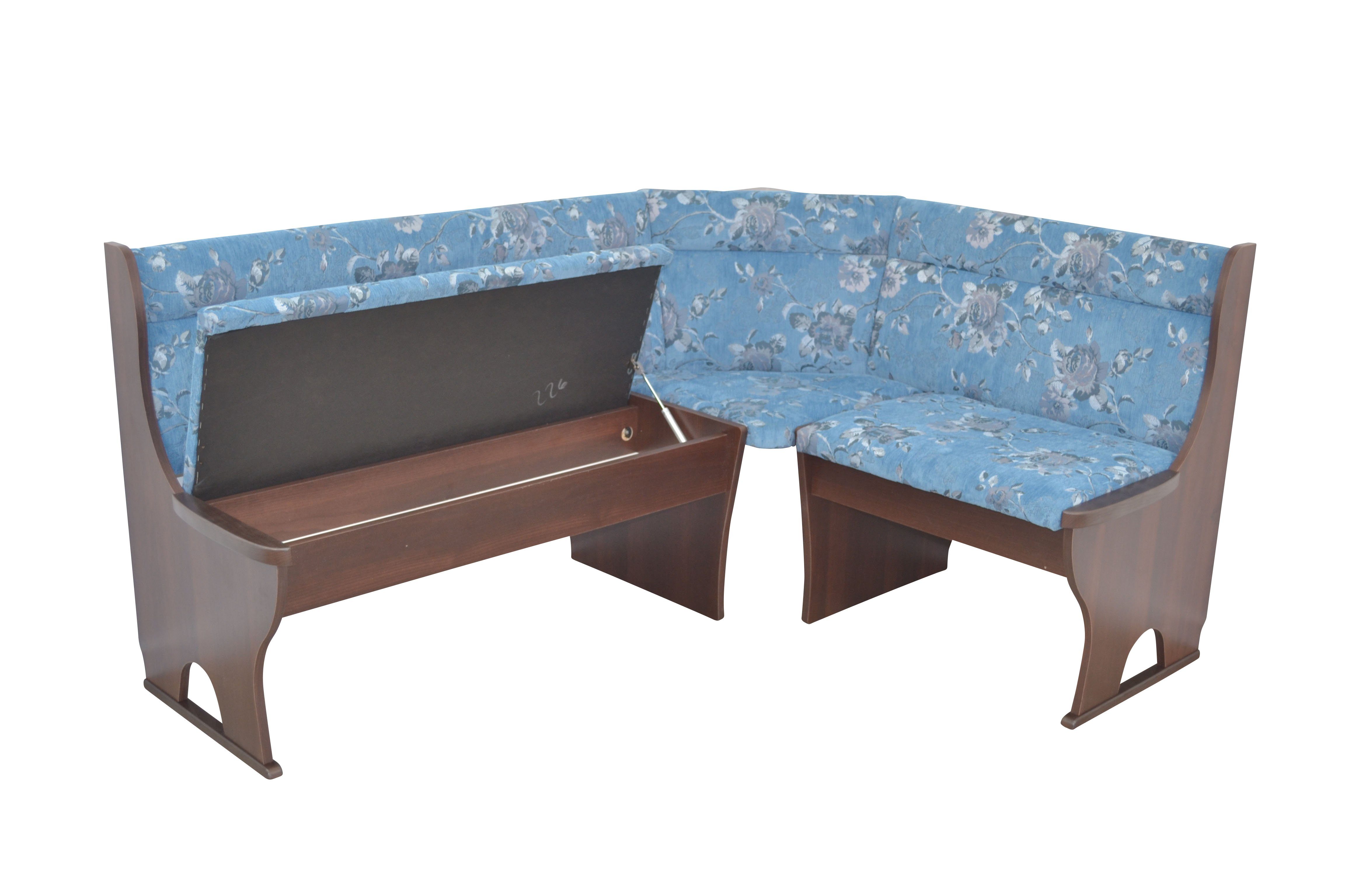 moebel-direkt-online Eckbankgruppe Anne I, (Spar-Set, 4tlg.-Set), Sitzflächen der Eckbank aufklappbar, mit hochwertigen Gasdruckfedern