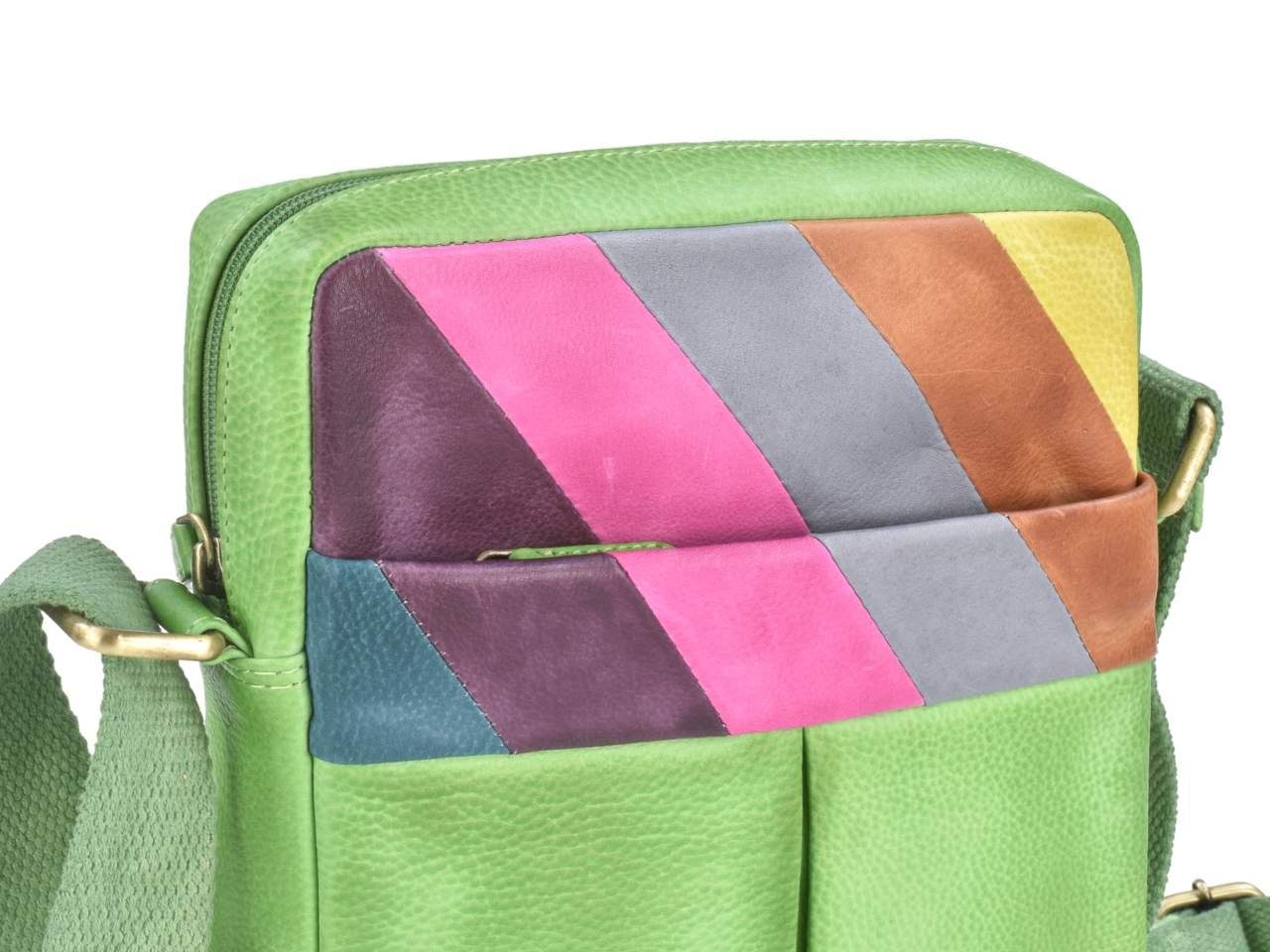Handtasche, Candy 22x27cm, Shop, forest/multi bunt, Umhängetasche Schultertasche, Muster buntes Greenburry
