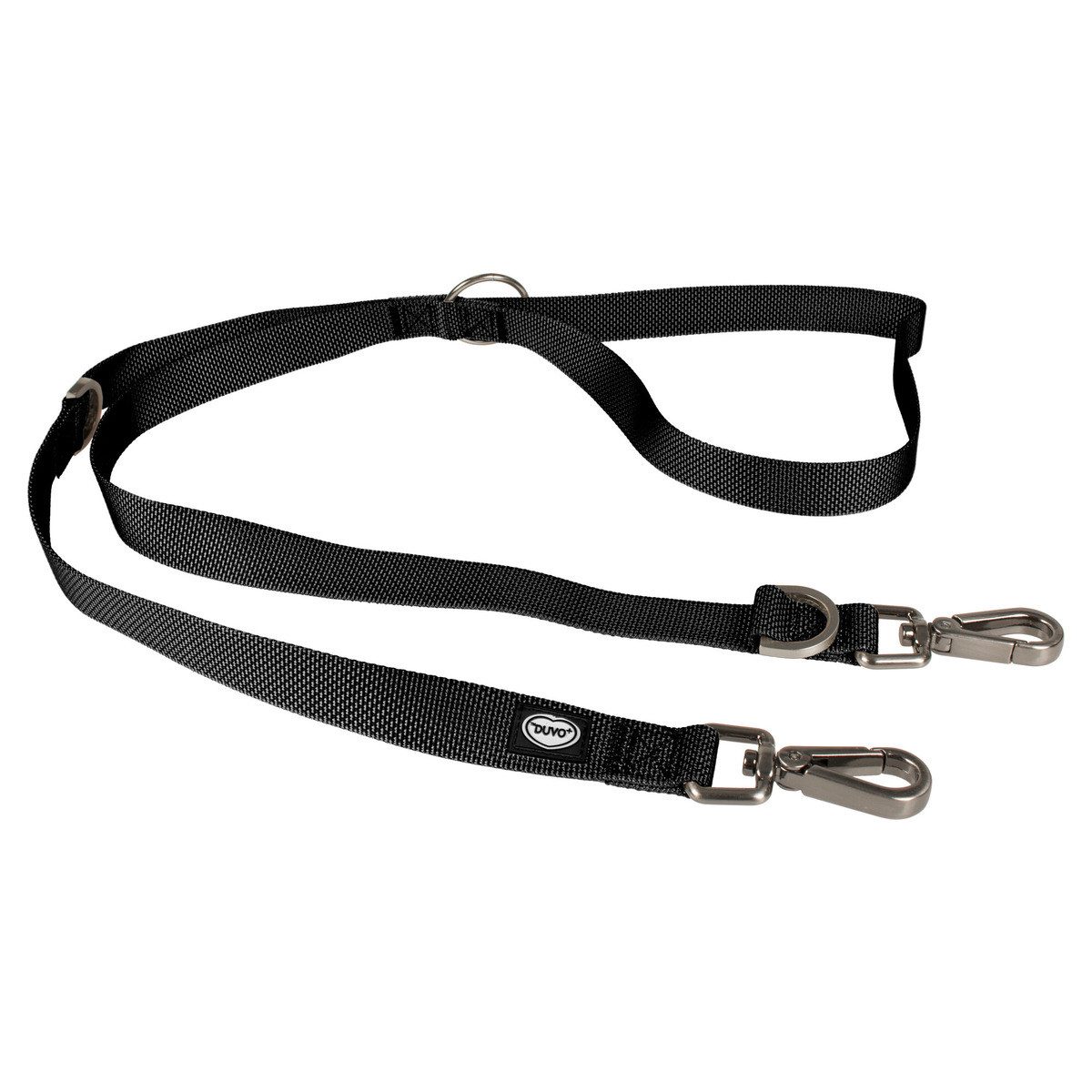 Hundeleine North Duo Leine Nylon schwarz