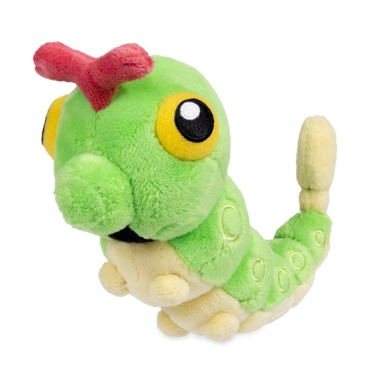 Pokémon Center Plüschfigur Pokemon Raupy Kuscheltier - 12 cm Plüschtier Caterpie