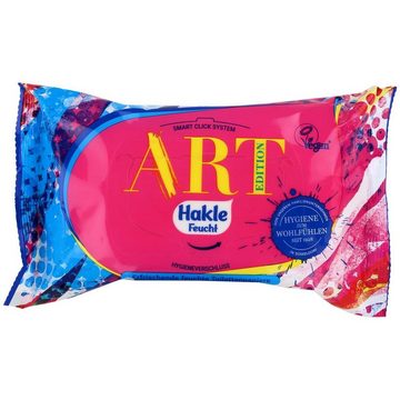 HAKLE feuchtes Toilettenpapier Hakle Feucht art Edition 42 Blatt - Feuchttücher, Toilettenpapier (3er