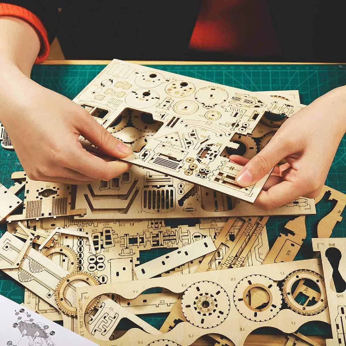 Robotime 3D-Puzzle Robotime Zug 3D Holz günstig online kaufen