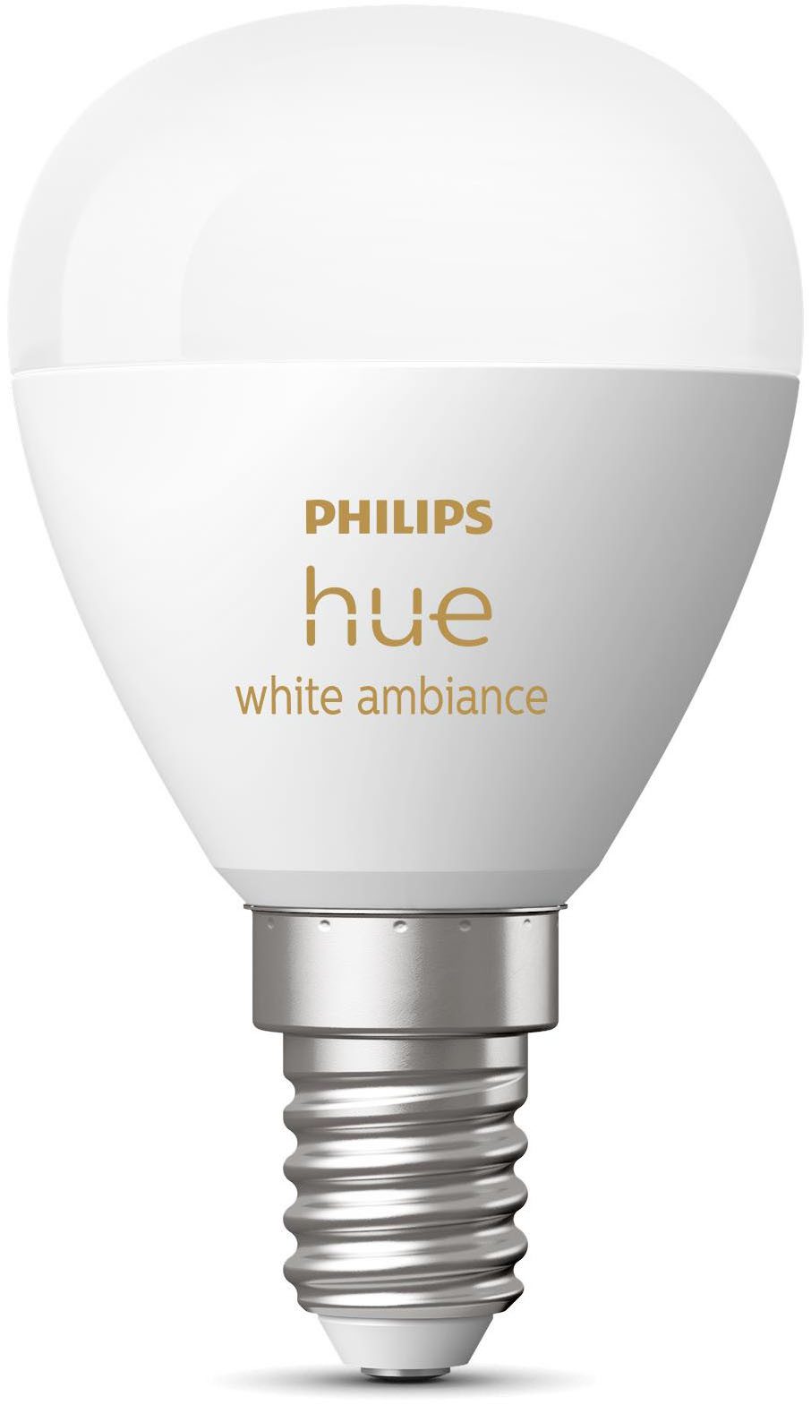 Philips Hue LED-Leuchtmittel White & Color Ambiance Luster, Tropfenform 470lm, E14, 1 St., Farbwechsler